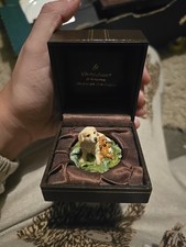 Country Artists Labrador Puppy & Teddy Figurine The Stratford Collection Boxed