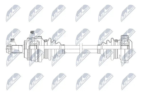 Driveshaft rear axle - rear,