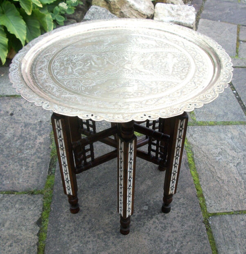 Antique indian inlaid - ,