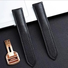 Premium Genuine Leather Watch Band High-grade Cowhide Strap 16-25mm Fit Cartier