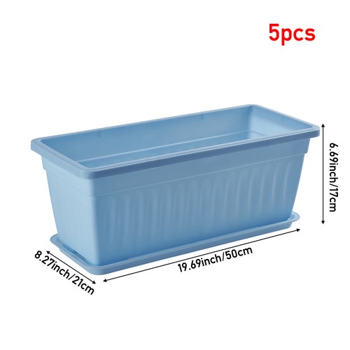 Trough plant pot long - 5,