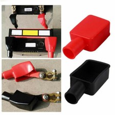 2x Car Battery Negative Positive Terminal Cover Caps Boat Insulating Protect Cap