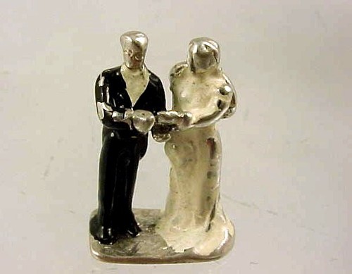 Vintage sterling silver enamel - vintage,