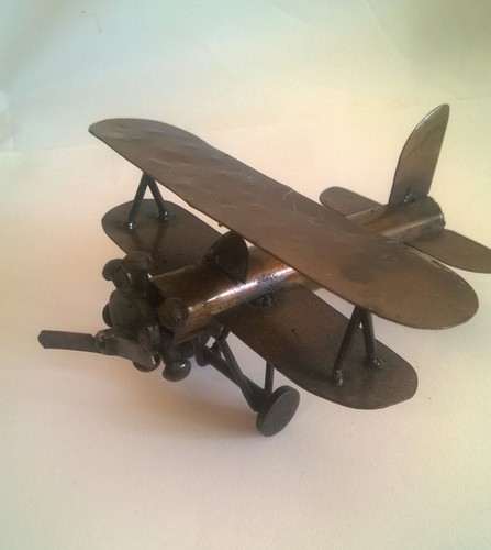 Model biplane made - model,