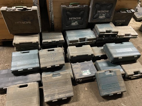 Empty hitachi drill cases - hitachi,