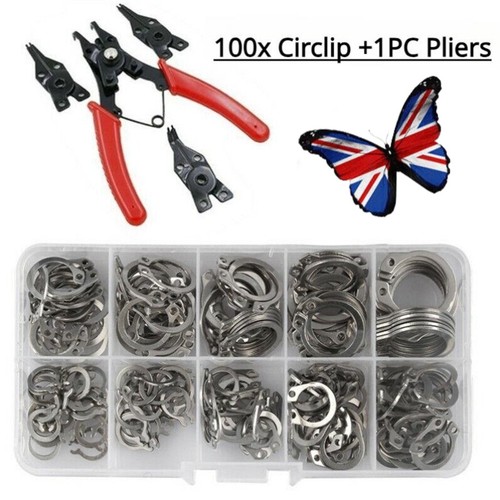 100pc circlip set external - 100pc,