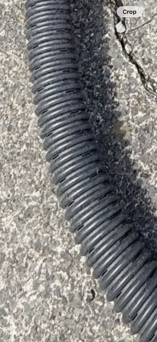 Perforated drainage pipe 80mm
