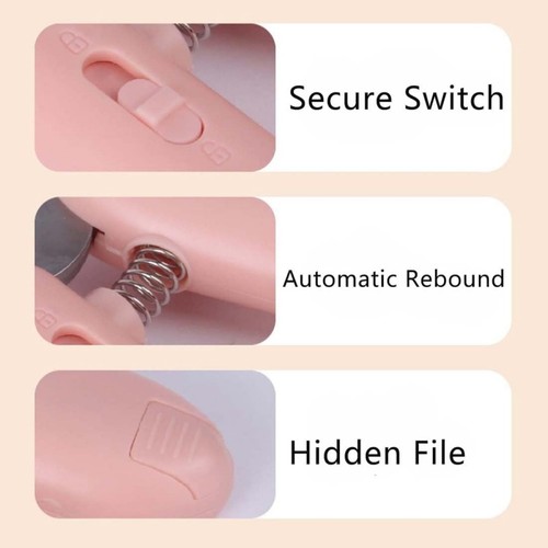 White pet nail - white, trimmer