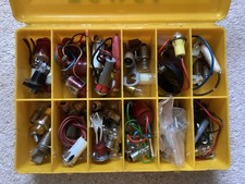 Vintage Light Bulbs And Bulb Holders, Garage Find