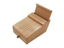 Jewellers Wooden Tool Rack Organiser Box For Pliers, Needle Files & Rotary Burrs