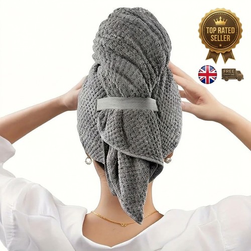 Microfiber hair towel - microfiber,