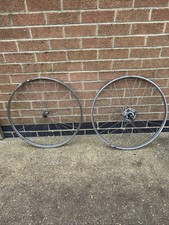 Pair Of Raleigh (Westrick?) Rimmed  26 X 1 3/8 Wheels 4 Spd Dyno Hub 153