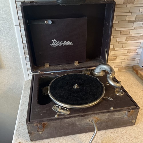 Decca portable suitcase - decca,