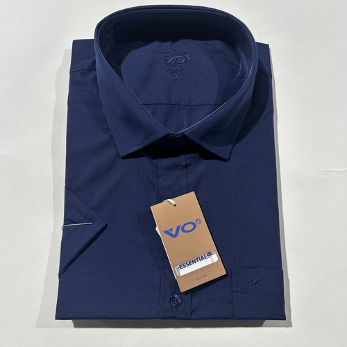 Navy short sleeve - shirt, with