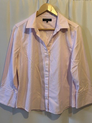 Jaeger pale pink herringbone