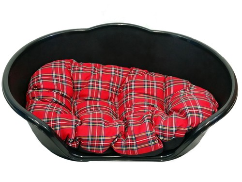 Extra large black plastic dog - extra,