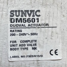 Sunvic DM 5601  actuator