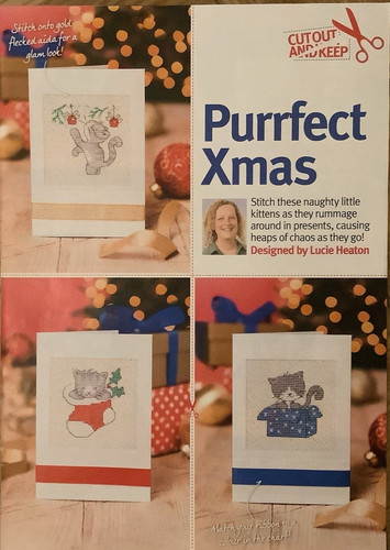 Cross stitch chart purrfect - stitch,
