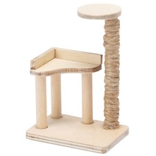 Miniature Wood Cat Tree Model