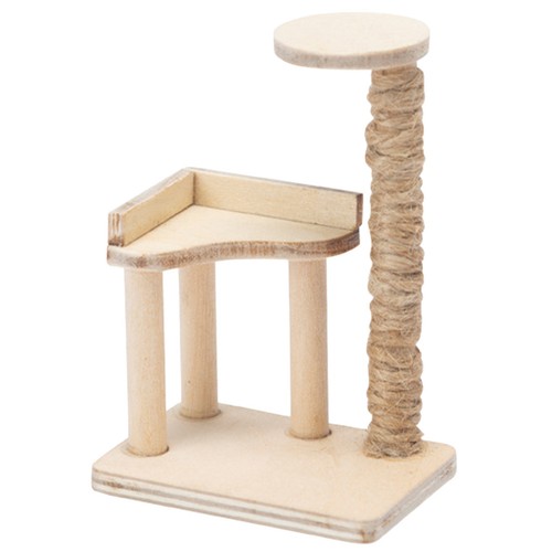 Miniature wood cat - miniature, tree