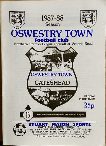 Oswestry town v gateshead - oswestry,