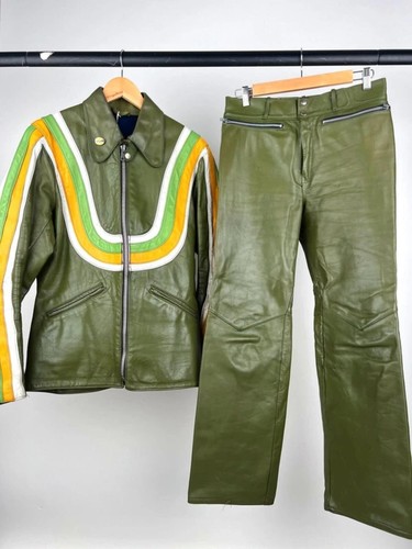 Vintage 70s honda leather - vintage,