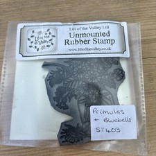 LOTV RUBBER STAMPS - Primulas & Bluebells