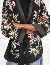 Zara Embroidered Jacket Kimono