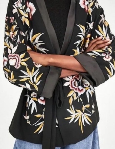 Zara embroidered jacket - zara,