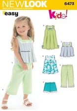 NEW LOOK 6473 TODDLER'S