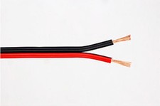5m Red/Black Speaker Cable Wire Car Home Stereo HiFi/Car Audio Meter 2 x 0.50mm
