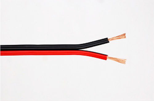 Red black speaker cable - 5m,