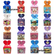  All Themed Candy Boxes Childrens Kids Birthday Party Favor Goody Box 6pcs