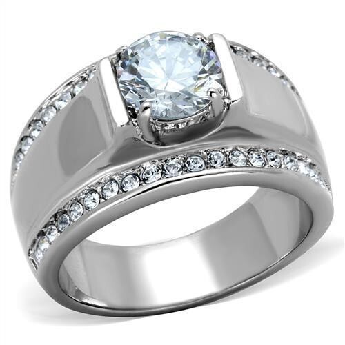 Mens silver signet pinky ring - signet,
