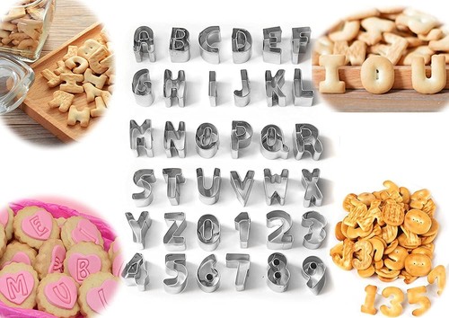 Small piece letter cookie - 36,