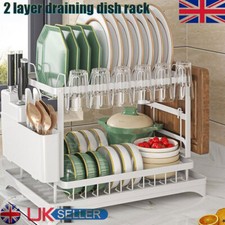 2 Tier Dish Drainer Rack