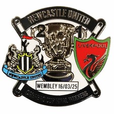 Newcastle Utd 2025 Carabao Cup Winners Badge, Newcastle League Cup Winners Pin