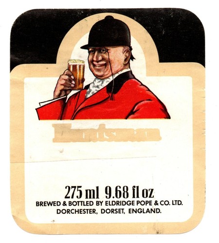 England vintage beer label - england,
