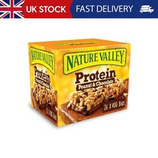 Nature Valley Protein Peanut & Chocolate Gluten Free Cereal Bars 26 x 40g