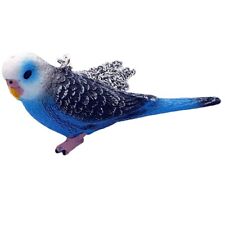 Unique BLUE BUDGIE NECKLACE