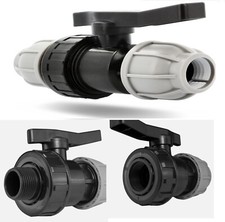Mdpe compression ball valve - compression,