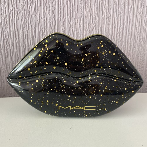 Black gold mac makeup - black, lip