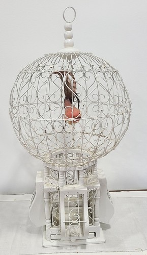 Vinatge victorian white wire - white,