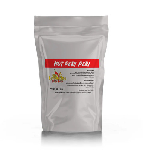Hot peri - hot, seasoning