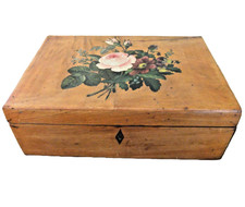Lovely 19th Century Spa Ware Sewing Box, Fitted Interior & Key