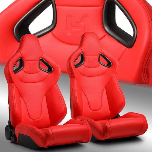 Red pvc reclinable series - pvc,