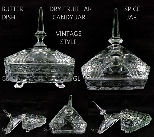 Butter dish glass - butter,