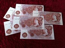 QUEEN ELIZABETH II 1960's BANK OF ENGLAND TEN SHILLING NOTE CRISP 100% GENUINE
