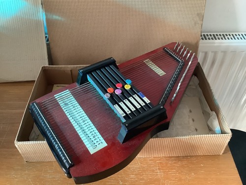 Vintage auto harp musical - vintage,