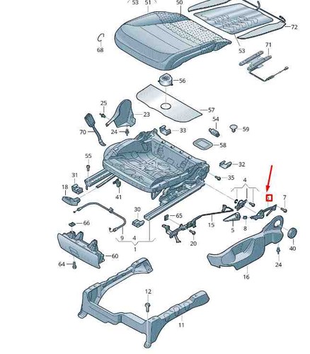 Touareg lever for height - for,